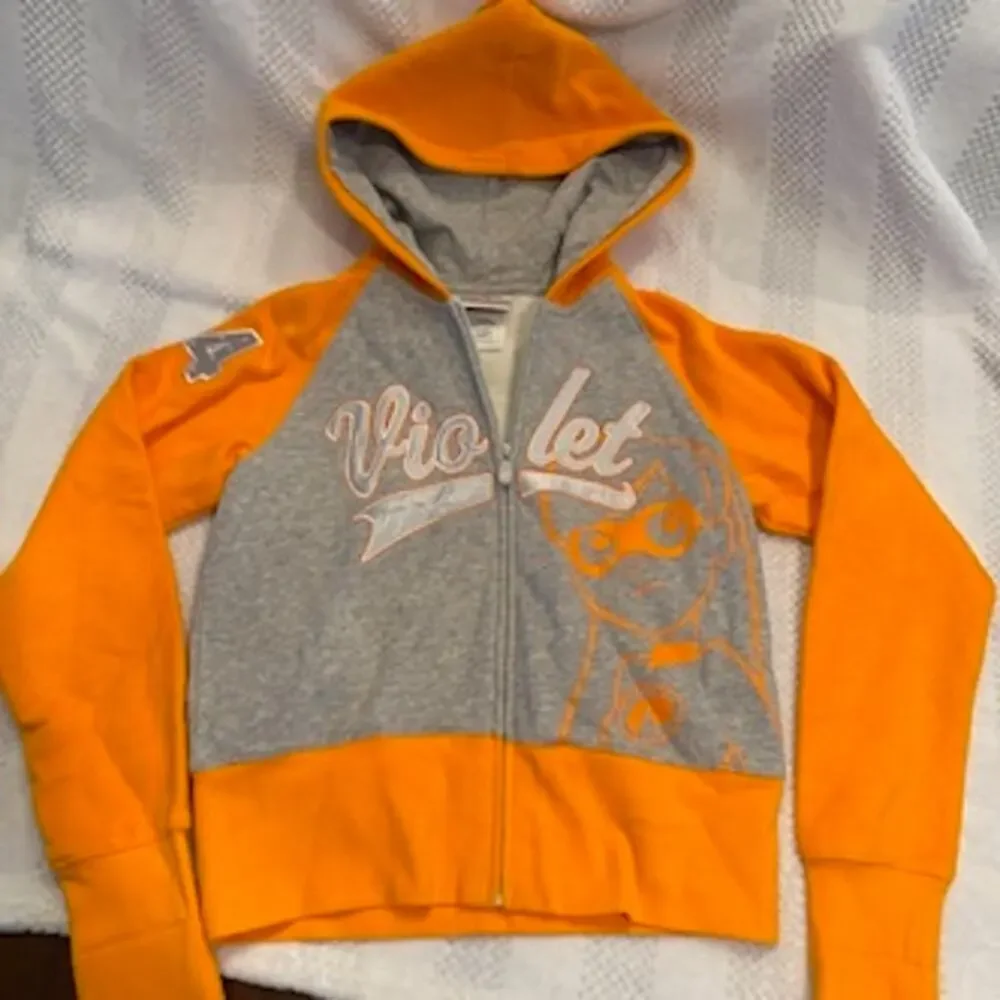 new disney store violet the incredibles full zip hoodie size large L